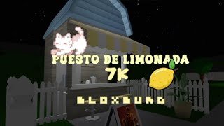 ♡ Puesto de Limonada 🍋  7K ¡NO GAMEPASS 🍓 Bloxburg [upl. by Beverlee735]