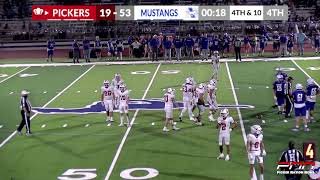 Varsity Football Robstown Cotton Pickers vs Ingleside Mustangs [upl. by Felder]