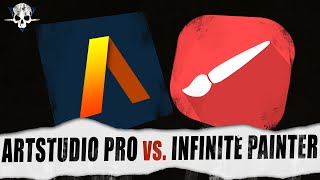 ArtStudio Pro vs Infinite Painter  The BEST Digital Art Softwares for IPad [upl. by Jolenta]