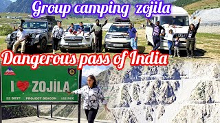 Sonmarg to zojila pass road trip  Camping in soonmarg with Ghumakkadbugz [upl. by Melak389]