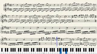 Pokemon Mt Moon piano sheet music [upl. by Fazeli996]