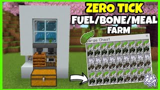 NEWEST 121 ZEROTICK KELPFUELBONEMEAL FARM in Minecraft Bedrock And Pe  Best Kelp XP Farm 121 [upl. by Hildagarde]