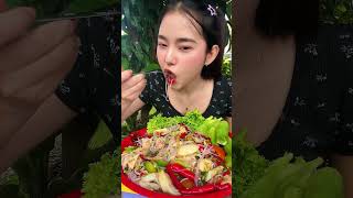 Eating food part 234thaifood thaifoodstagram thaifoods thaifoodlover  thaifoodstyl [upl. by Queston]