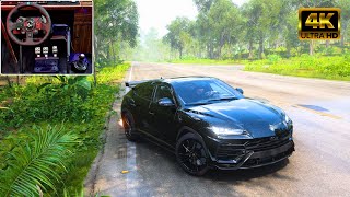 Twin Turbo Lamborghini Urus  Forza Horizon 5 Steering Wheel  Shifter Gameplay [upl. by Blumenthal]