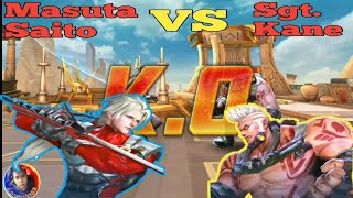 Masuta Saito vs Sgt KANE  GAME 4 gameplay [upl. by Ynohta]