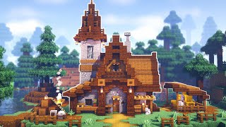 Minecraft  How to Build a Medieval House [upl. by Tessy]