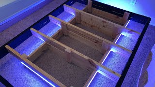 Queen Size DIY Floating Bed Frame [upl. by Maggs]