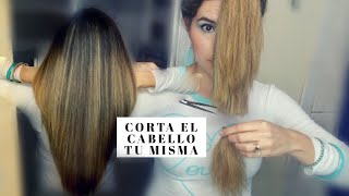 ✂️Como cortar el cabello en casa✂️Hazlo tu mismaHow to cut your hair at homeDIY [upl. by Riedel740]