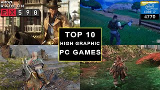 Top 10 High Graphic Games On AMD RX 590 8GB [upl. by Einreb]