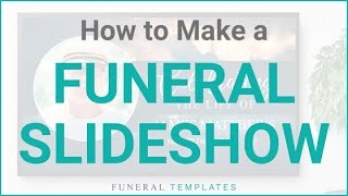 How To Make A Funeral Slideshow on PowerPoint [upl. by Anaeli229]