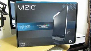 VIZIO 19quot LCD HDTV Unboxing [upl. by Elyad]