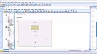 Creating and Interpreting Boxplots in SPSS [upl. by Niowtna]