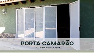 PORTA CAMARÃO ARTICULADA  COMO FAZER [upl. by Mayberry]