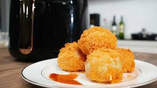 Potato Cheese Balls Recipe  Crispy amp Cheesy Potato Snacks  Acekool Air Fryer FT4 potatorecipe [upl. by Alrak]