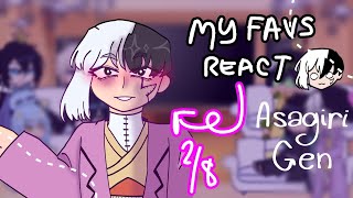 My Favorite Characters React to Each Other 28   ASAGIRI GEN [upl. by Reece]