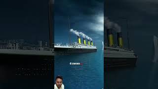 Titanic ship 🚢 titinac jahaj titanic amazingfacts factsinhindi youtubeshorts scinece [upl. by Leduar]