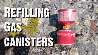 Refilling gas canisters [upl. by Nas]