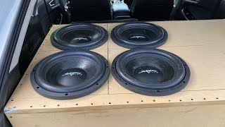 4 Skar Audio DDX 12s On A Taramps Smart 3k [upl. by Atikihs573]