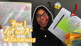 How I got an A in Economics  Revision tips  Advice  ALevel [upl. by Dobrinsky113]