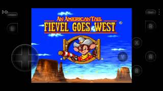 1994  American Tail An  Fievel Goes West Europe  Action  SNES [upl. by Gardener]