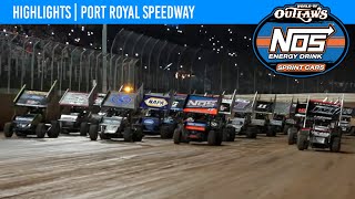 World of Outlaws NOS Energy Drink Sprint Cars Port Royal Speedway July 20 2022  HIGHLIGHTS [upl. by Gage]