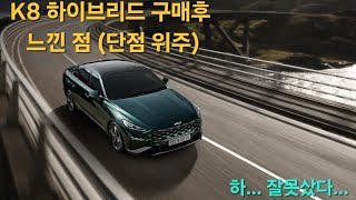 K8 하이브리드 구매 후 1주일 탄 소감 단점 위주 [upl. by Stephan]