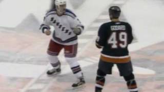 Colton Orr vs Eric Godard Feb 2 2006  MSG feed [upl. by Mehta990]