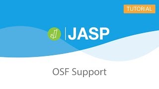 JASP Tutorial OSF Support [upl. by Liana]