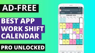 Best Free Work Shift Calendar App for Android [upl. by Leasia]