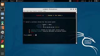 Hacking wifi using kali linux [upl. by Ahsirt929]