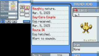 How to get Elekid in Pokemon SoulSilver [upl. by Eitra802]