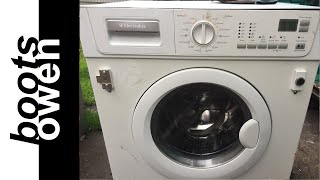 Electrolux EWX14450W integrated washing machine tumble dryer test [upl. by Nevil]