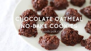 Chocolate Oatmeal NoBake Cookies  Good Cook [upl. by Etnahsa923]