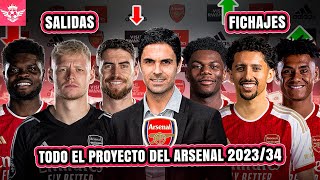 GRAN Proyecto del ARSENAL con todos sus FICHAJES y SALIDAS para el Próximo Mercado de 2024 [upl. by Ainek]