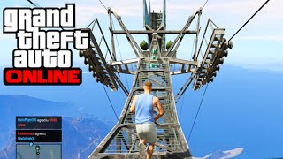 GTA V Online CHOQUE de ALTA TENSÃO no Mount Chiliad [upl. by Dnomsad143]