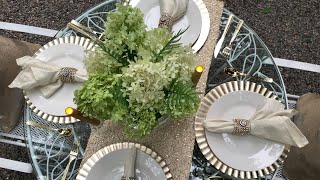 How to Create an Enchanted Summer Garden Tablescape [upl. by Lednahs]