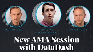 Unibright Live AMA with Marten CEO Stefan CTO and Nicholas aka DataDash Strategy Advisor [upl. by Simetra]