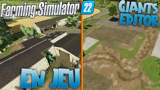 TUTO MODDING FARMING SIMULATOR 22  Où sont mes Bâtiment sur GIANTS EDITOR [upl. by Rasec]