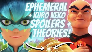 ADRIEN WILL BE AKUMATIZED   NEW MIRACULOUS LADYBUG EPHEMERAL  KURO NEKO SPOILERS  THEORIES  🐞✨ [upl. by Jaine]