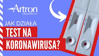 JAK DZIAŁA TEST NA KORONAWIRUSA COVID19 Test Artron Laboratories [upl. by Rorie]