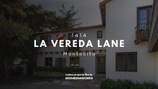 Montecito Spanish Gem  1414 La Vereda Lane  805MediaWorks [upl. by Nhaj]