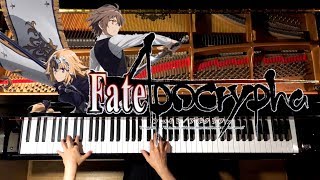 弾いてみたFate Apocrypha OP 主題歌「英雄 運命の詩」EgoistEiyuu Unmei no UtaピアノPianoCANACANA [upl. by Enoek]