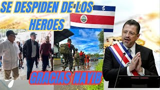 quot¡Emotivo Héroes Salvadoreños Exaltados por el Presidente de Costa Rica por su Apoyoquot [upl. by Silyhp]