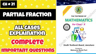 Partial Fraction  All Cases Explained  How to Apply Partial Fraction [upl. by Follansbee]