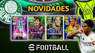 🔥⚽REVIEW DA NOVA ATUALIZAÇÃO DO eFootball 2025 400 [upl. by Ahkihs]