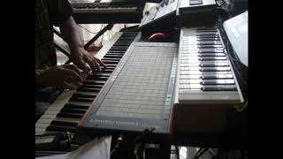 Arabesque Debussy live synthesizer arrangement [upl. by Dnalloh540]