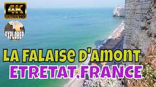 🇫🇷ETRETATFRANCE》La Falaise dAmont 2020 【4K】SUMMER in NORMANDIE [upl. by Ayin]