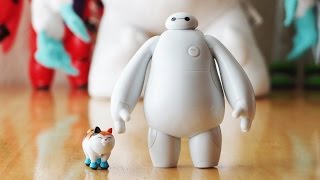 Disney Big Hero 6 Toys  Baymax amp Mochi Action Figure Unboxing amp Review [upl. by Perren]