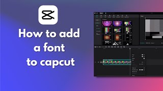 How to add a font to capcut 2024 [upl. by Mharg685]