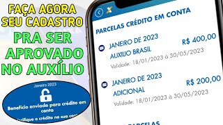 COMO FAZER CADASTRO NO AUXÍLIO BRASIL 2023 COMO SER APROVADO NO AUXÍLIO BRASIL [upl. by Ashford]